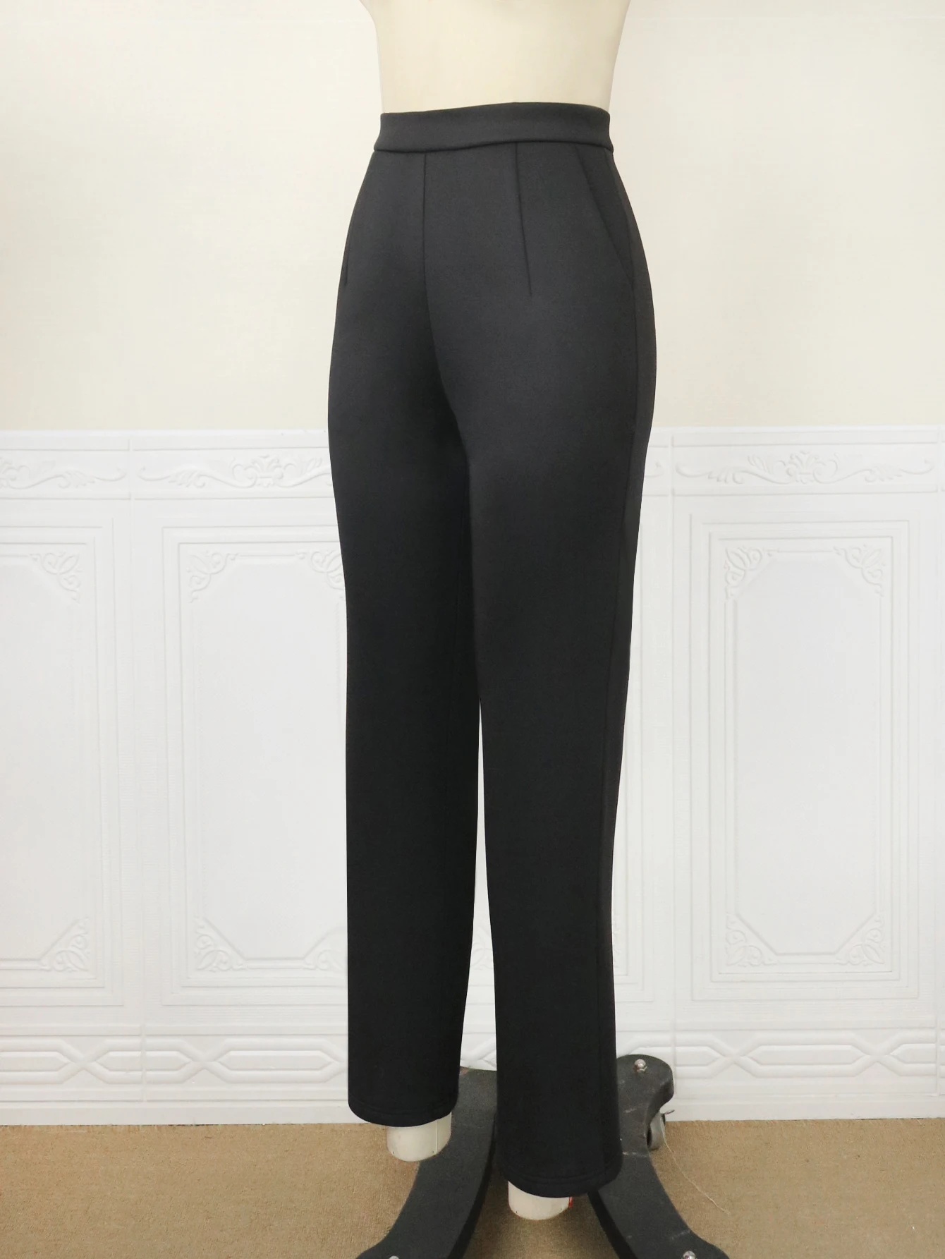AOMEI Women High Waist Pencil Pants Lady Office Black Long Trousers Daily Party Evening tail new Event Capris Summer 2025 Autumn New