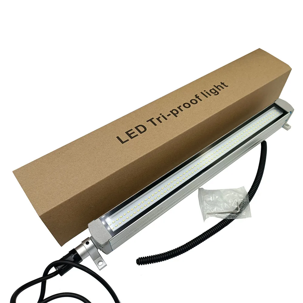 JIUJIA 6W 10W 12W 16W LED Tri-Proof Lamp CNC Machining Center Lathe Equipment Lighting DC 24V 36V AC 110V 220V Free Shipping