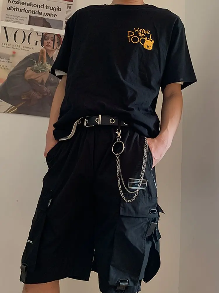 2023 new metal punk style chain belt men's pants chain hundred with hip hop jk Korean pants belt female cool ins new wave gift