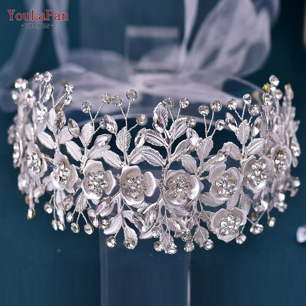 YouLaPan SH349 Elegant Wedding Dresses Belt Alloy Flower Crystal Belts for Bride Women new 2025 Waistband Jewel Accessories Bridal Sashes
