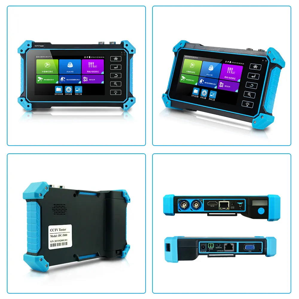 Tester 5200 IPC 4K Plus CCTV IP Camera Tester 8MP AHD CVI TVI SDI Camera 12MP IPC Camera Tester Display Monitor HDMI Cable Test smile