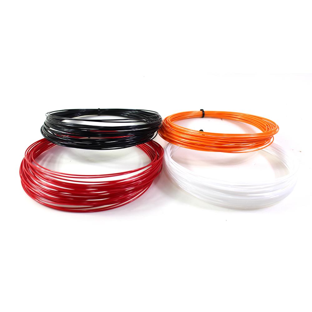 PCS Polyester Tennis String mm Training Round Racket M Black Red White Orange