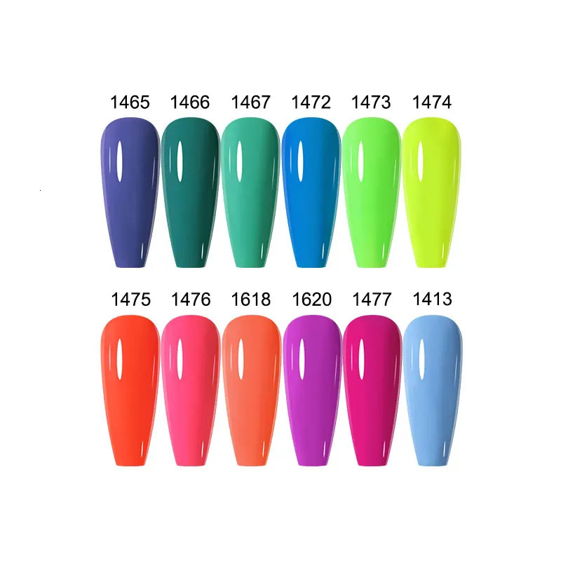 Clou Beaute 10/12/20/24pcs Gel Nail Polish Set Color 15ml White Glass Bottle Nail Art Kit Semi Permanent Gellack Nail Varnish 240321