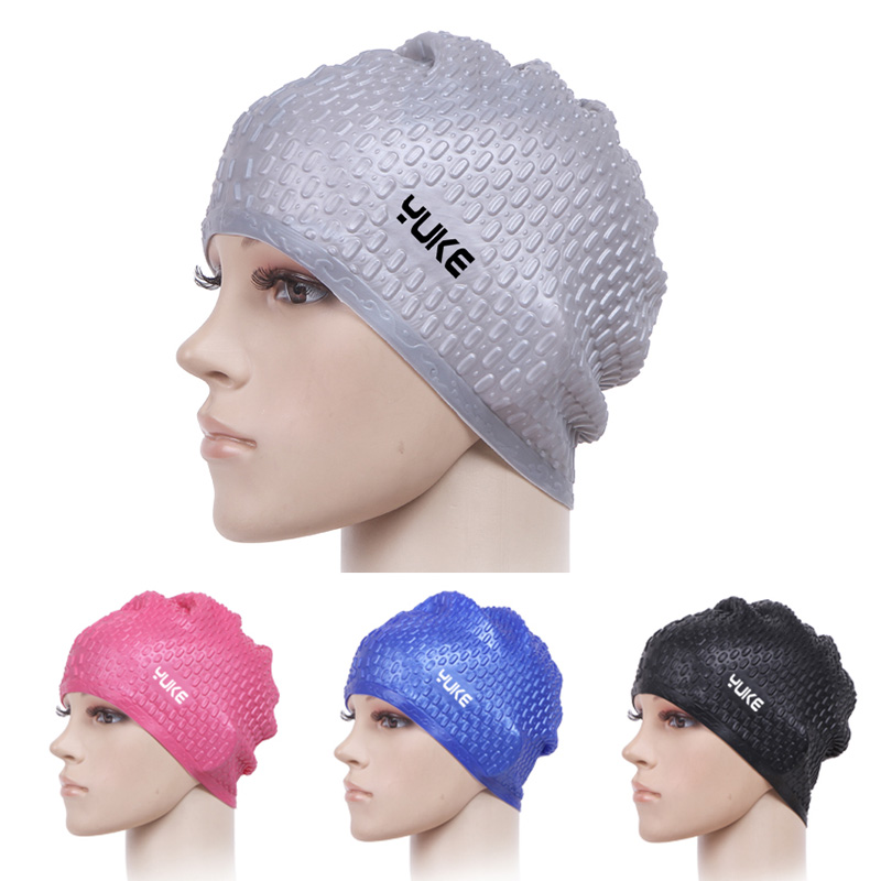 Nuovo Cappuccio Da Nuoto In Silicone Unisex Unisex Impermeabile A Goccia Per Ad…