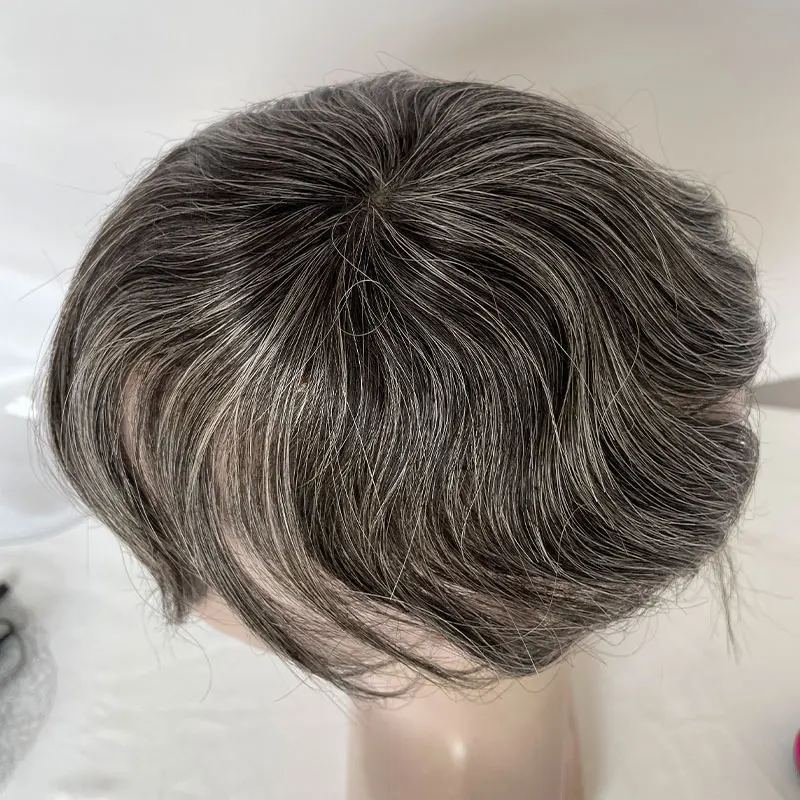 Side or Back Hair Patches for Men, Hairpiece for Men, Cover Bald Spot On Head, Thin Skin, Toupee Patch, 8cm x 8cm