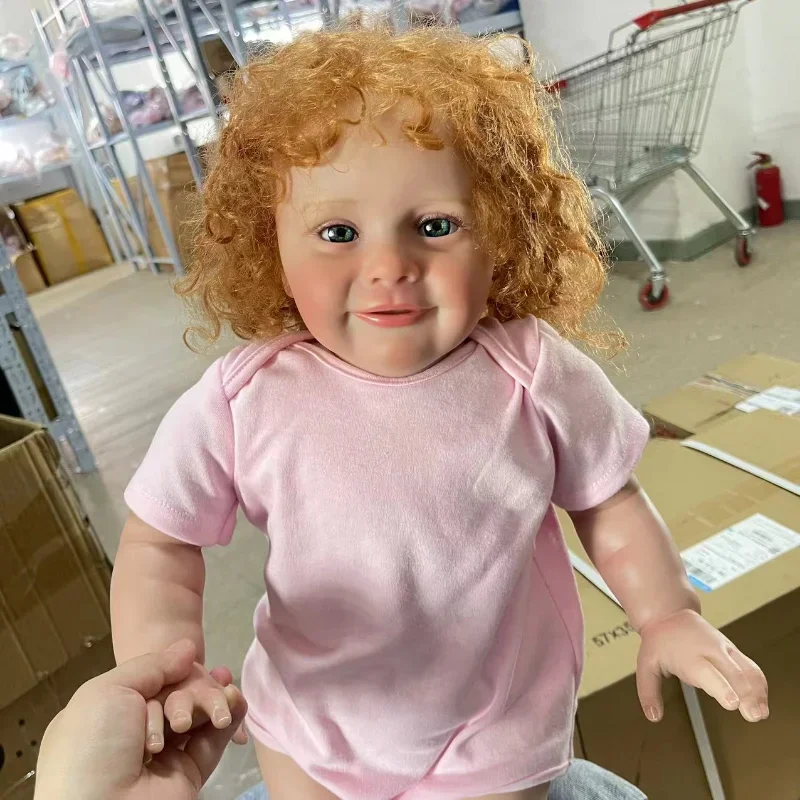 NPK 26inches Reborn Toddler Big Gril Baby Doll Lifelike Hande made Popular Zoe Our Happy Baby Girl Doll Collecitble Art Doll