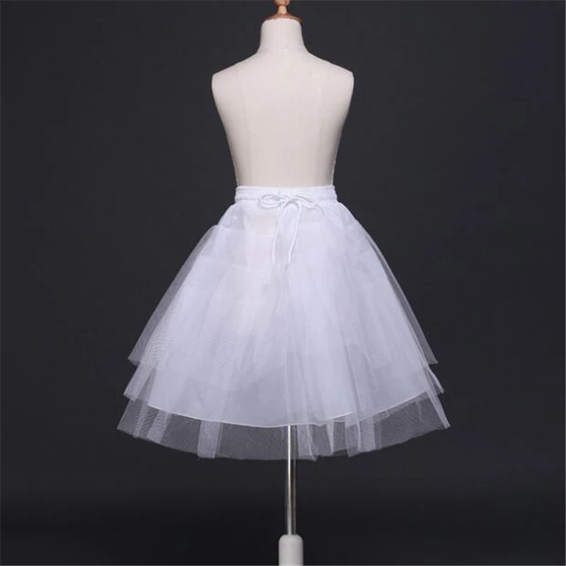 Ball Kids Child new Short Petticoat 2025 For Flower Girl Wedding Accessories Lolita Skirt Underskirt Crinoline Vestido