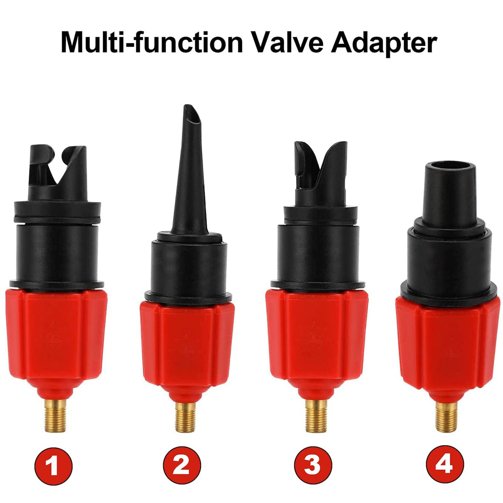 Paddle Board Valve Adapter Durable kayak Surfboard Inflatable Bed Air Valve Pump sealed Compressor Converter boat accessories