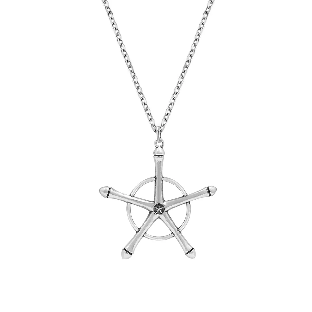 Brdwn Bleach Unisex Ishida Uryuu Cosplay Ginreigojiaku Unisex Pendant Choker Necklace Halloween