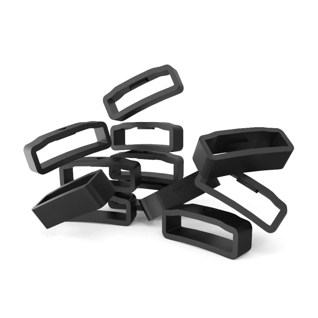 2-10pcs 20MM22MM 26MM Rubber Strap Belt Loops Watch Strap Holder Lock Replacement Loops Strap Holder for Carmine Huawei watches