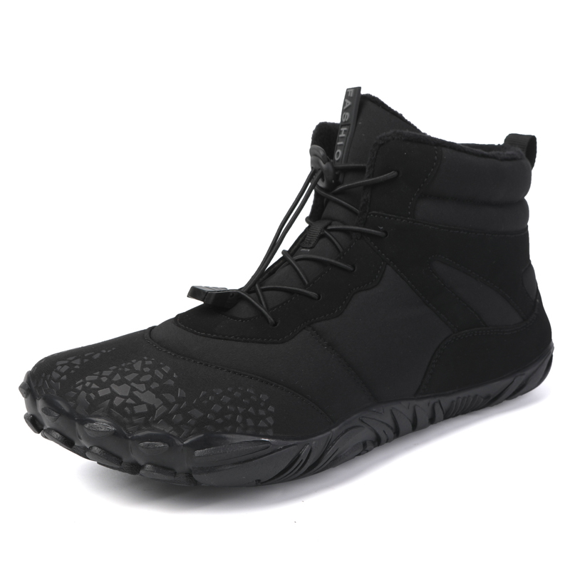 2023 Winter Booties BareFoot Casual Outdoor Work Ladies Warm Fur Men Ankle Shoes Male Snow Boots Big Size 14af