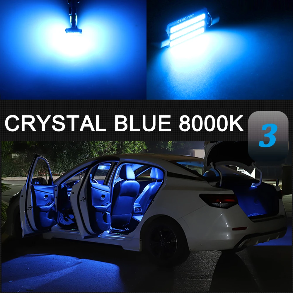 Car LED Interior Lights Canbus For Peugeot 207 307 407 106 107 108 206 308 508 206 2008 3008 4007 4008 5008 RCZ Auto Accessories