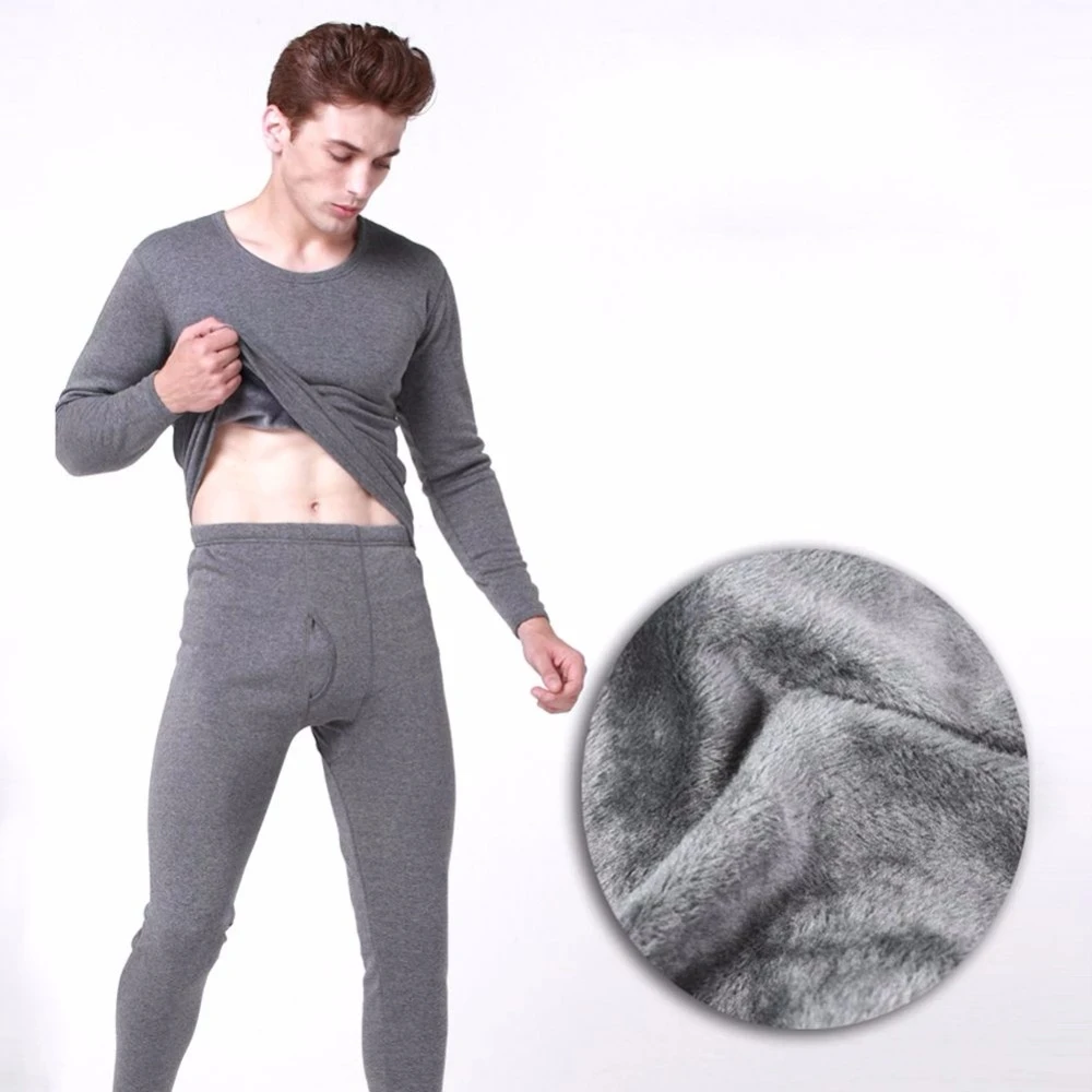 Winter Thermal Underwear 2025 Sets Men Fleece Thermo Long Johns Fleece Tops Pants new Underwear Indoor Casual Clothing Pamas Suit 4XL