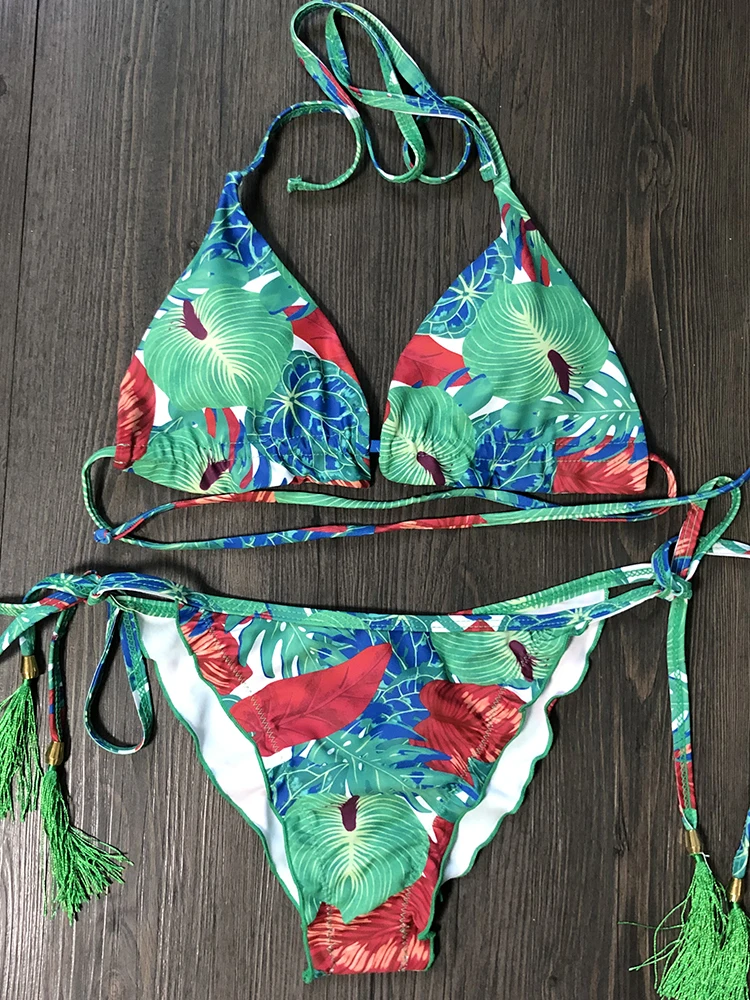 RUOTONGSEPT 2022 Sexy new Micro Bikinis Swimwear Women Swimsuit 2025 Push Up Biquini Bikini Set Beach Wear Printed Bathing Suit Female