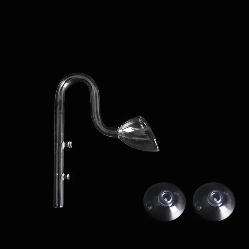 Aquarium ADA Style 13mm 17mm Glass Lily Pipe Inflow Outflow Tube The Glass Inlet Outlet Water Pipe for Fish Tank filter 12/16mm