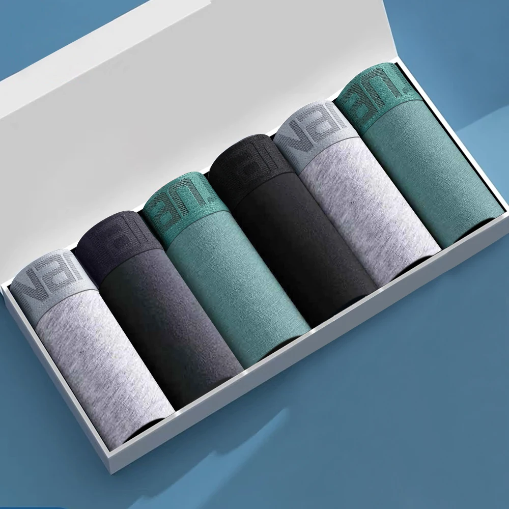 Men Underwear Milk Silk Soft Comfortable Men Underpants Antibacterial Breathable Male Boxer Shorts Classic Men's Panties