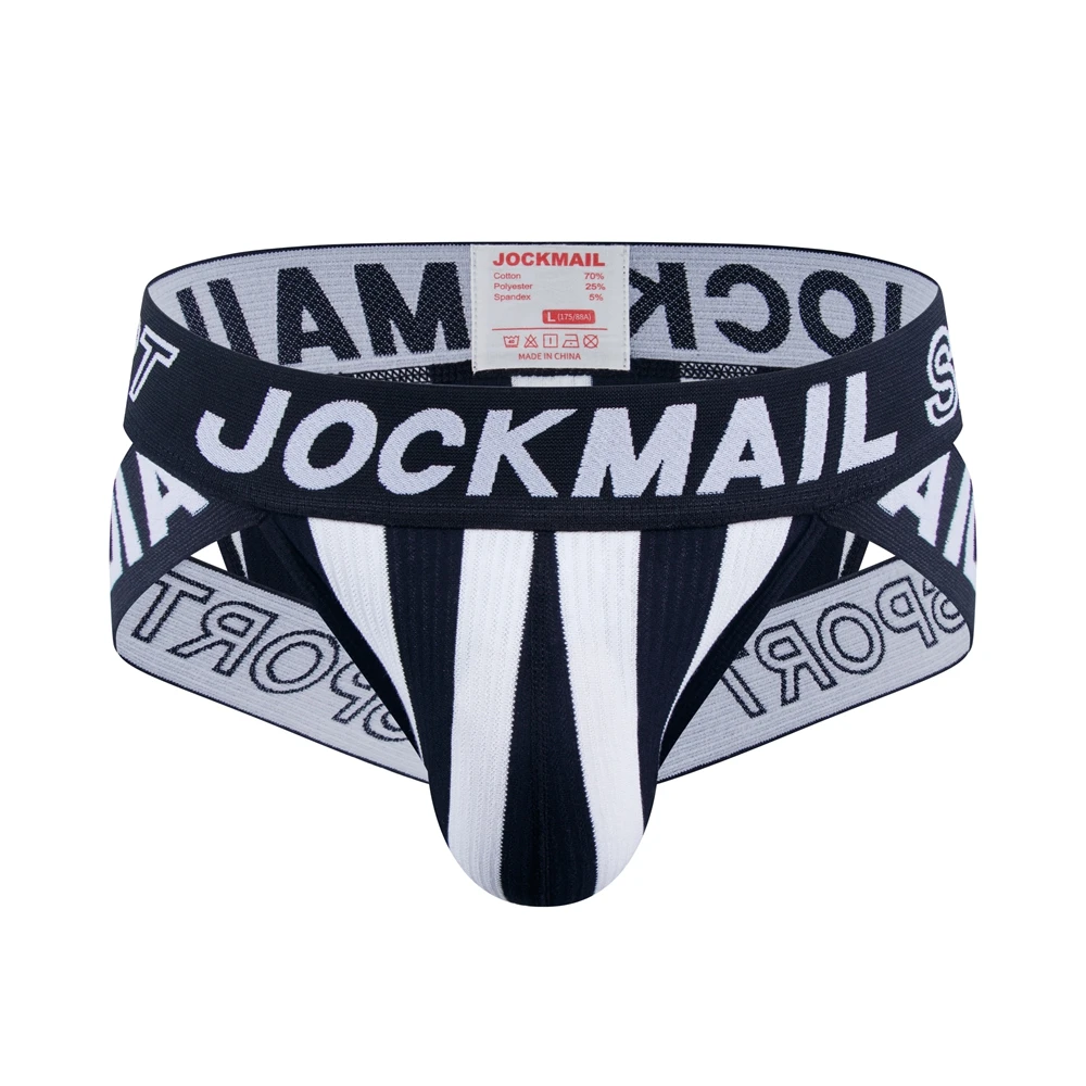JOCKMAIL Men's Briefs Sexy Men Underwear Jockstrap Slip Homme Bikini Cueca Hombre Underpants Gay Panties Calzoncillos Breathable