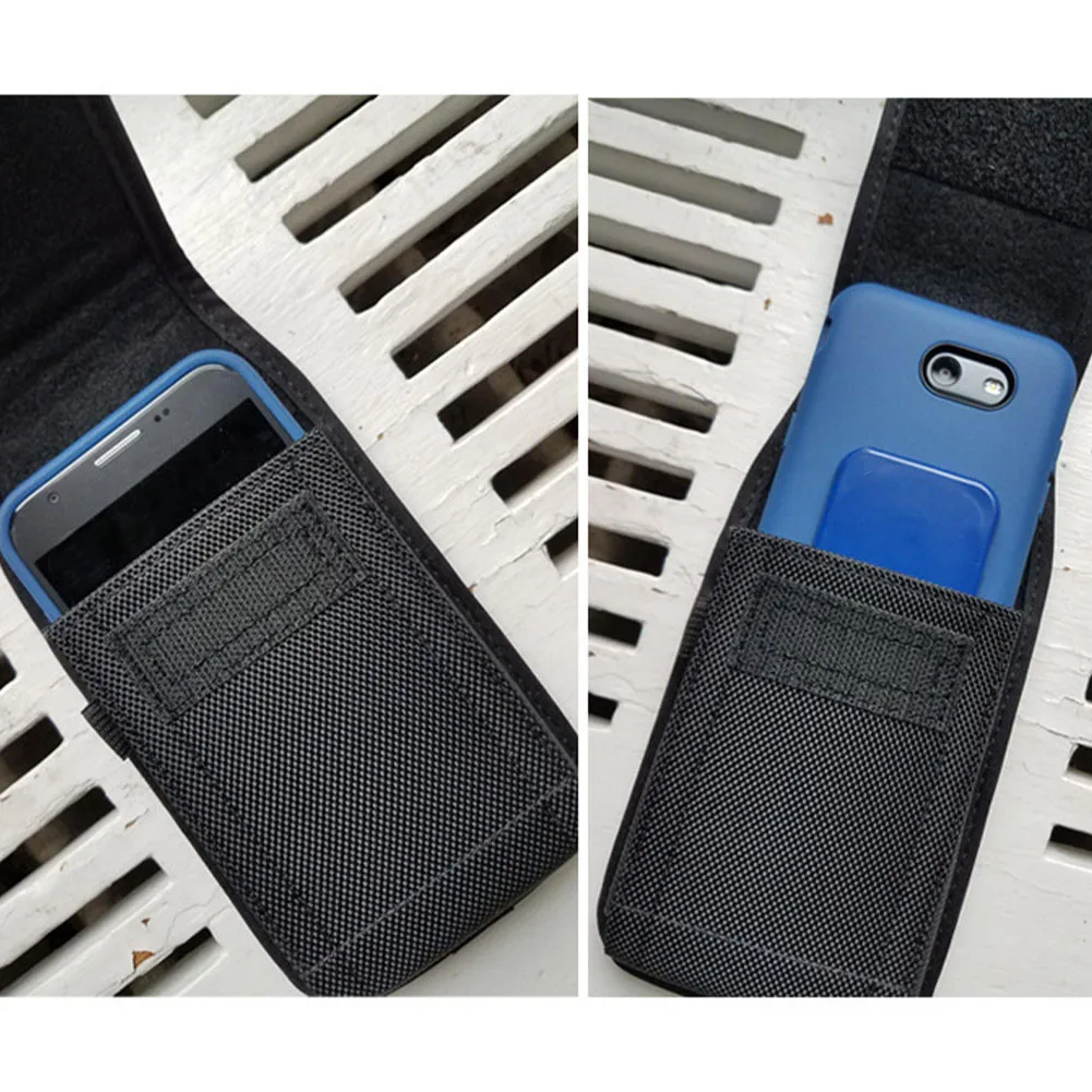 Cell Phone Pouch Holster Waist Belt Clip Phone Holder Case With D-Shaped Buckle Portable Card Holster Case For Outdoor Sports
