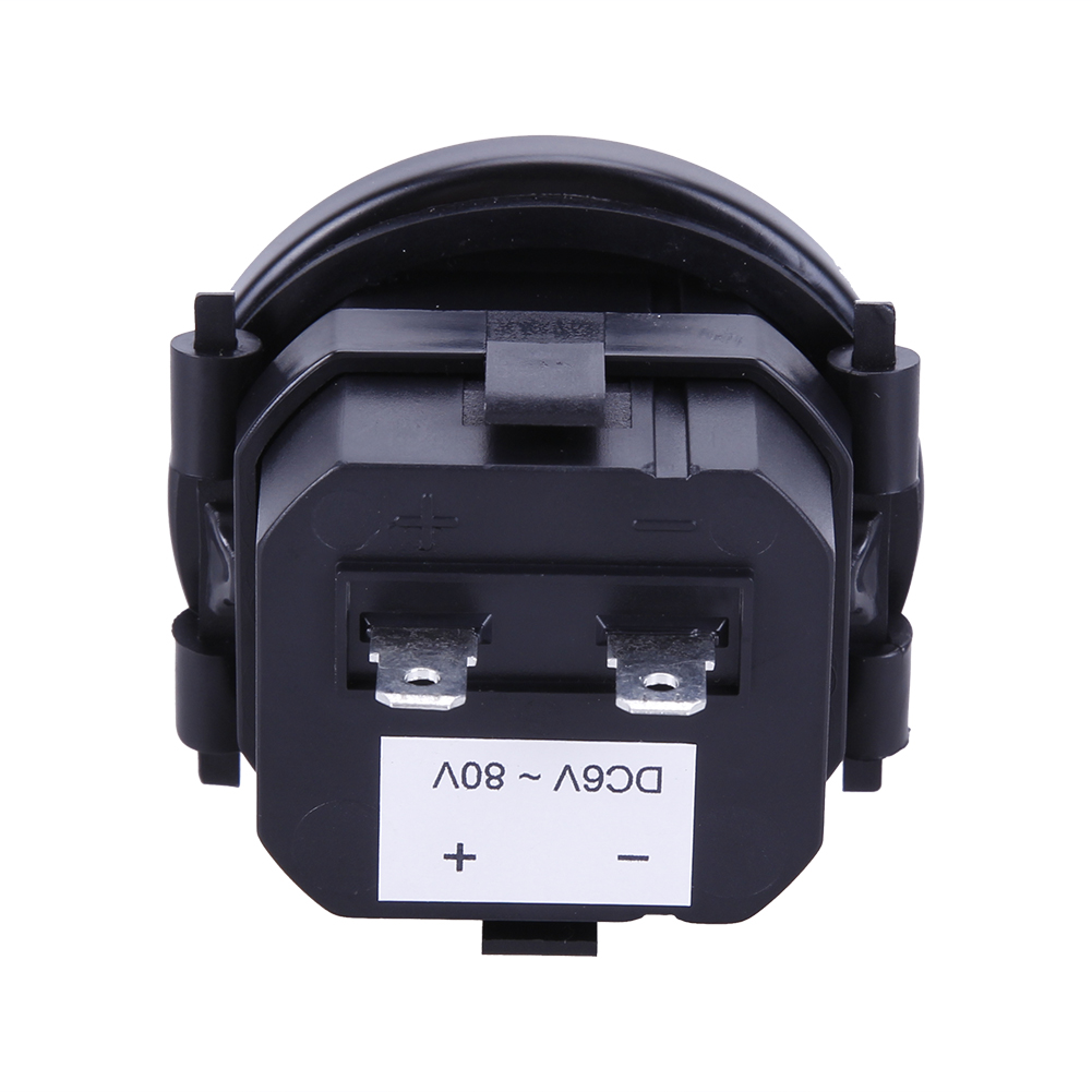 Hour Digital Meter 6V-80V Hour Meter Counter Quartz 2025 Timer for Marine Boat Engine 2" Round Waterproof Gauge Motorcycle Car Trucks 2"