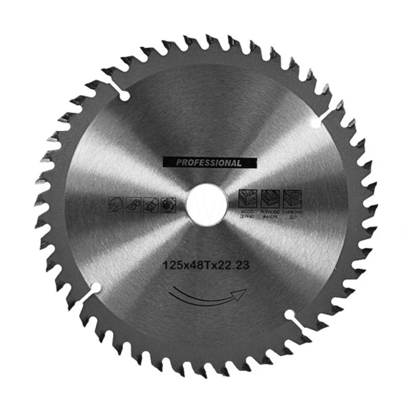 115/125/150mm 24/36/48 Teeth Carbide Saw Blade Wood Cutting Disc For Wood Granite Cutter Multitool Power Tool For Angle Grinder