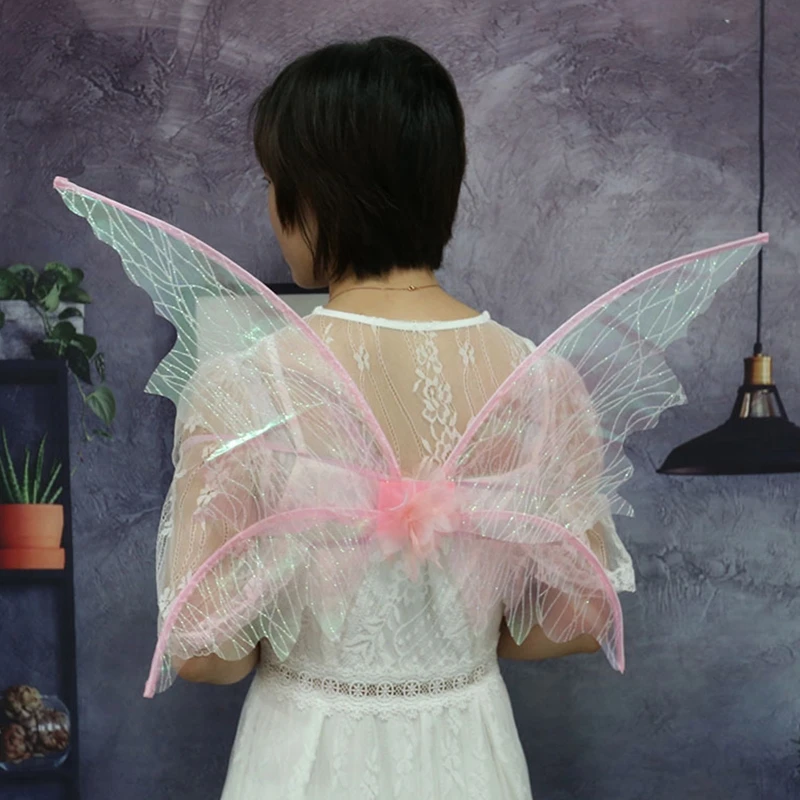 Wing Adult Fairy Cape Halloween Party Cosplay Fairy Angel for Butterfly Wing Performance Costume Festival Stage smile