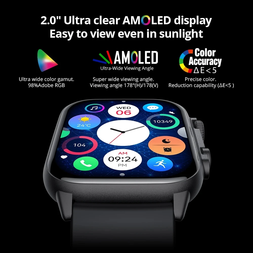 2.0 inch AMOLED Screen TK95 Ultra Smart Watch Always Show Time Series 8 High Refresh Rtae NFC Smartwatch Men Sport Watch Women