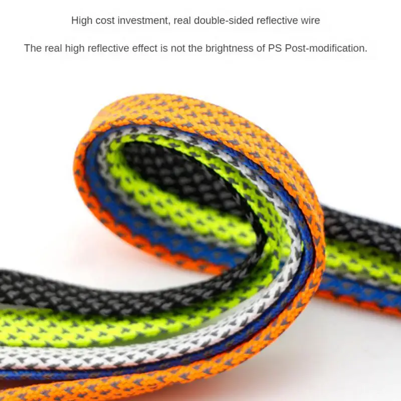 1Pair Flat Reflective Shoelaces For Sneakers Glow At Night Sport Running Luminous Shoe Laces Shoestrings 120/140/160cm