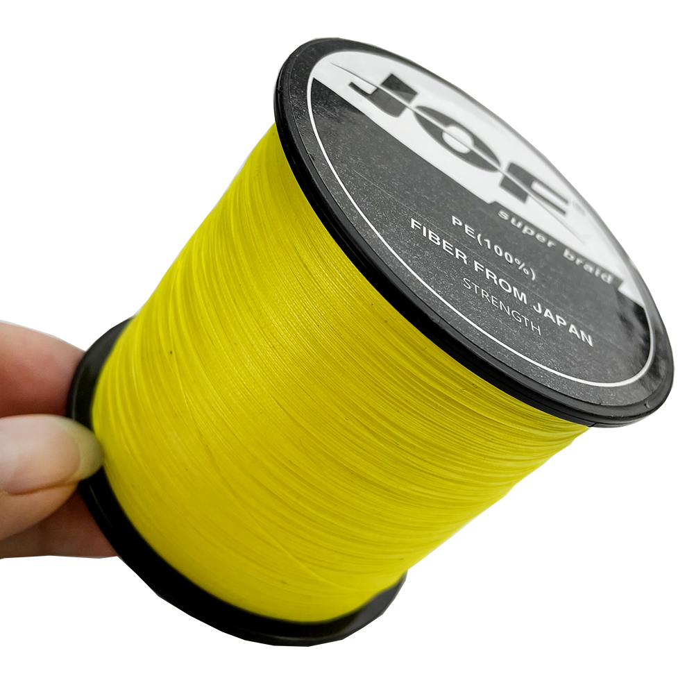 JOF 500M 300M 100M Multicolour PE Braided Wire 2025 8/4 Strands Multifilament new Japanese Fishing Line