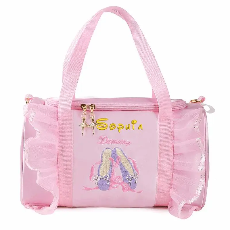 Personalized Embroidered Girls Dance Bag new Pink Duffle Bag Custom Name Dance Bag Dance Bags 2025 for Girls