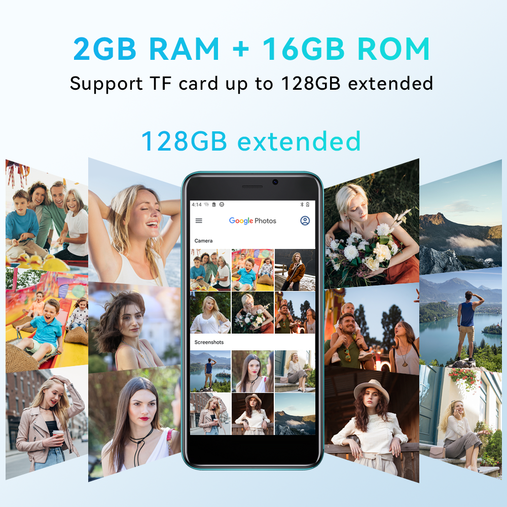 2025 Cubot J20, 4-Inch Mini Screen, Android 12, 2/3GB RAM, 16/32GB ROM (128GB Extended), Dual SIM Dual 4G Celulares, 2350mAh, GPS - view 4