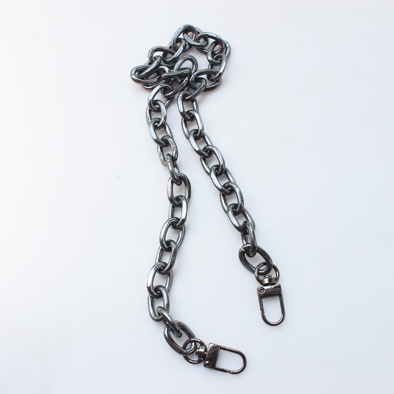 New Aluminum Bag Chain DIY Replacement Bag Strap For Crossbody Gold Silver Black Chain For Bags Handbag Handle Bag Accessories