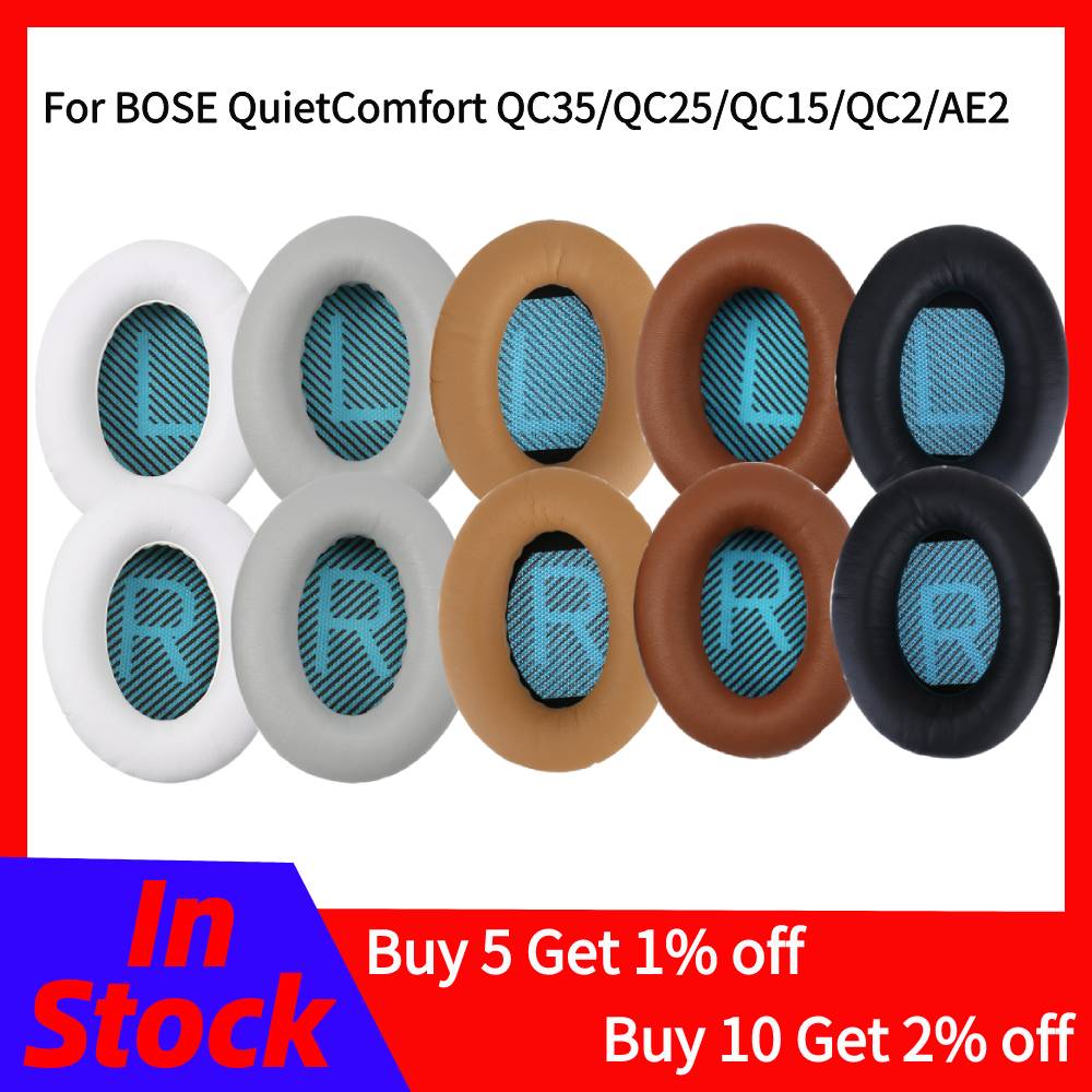 1 Pair Ear new pads For 2025 QC35/QC25/QC15/AE2/700 SoundTrue QuietComfort qc 2 15 25 35 qc35 Headphone Pads Replacement