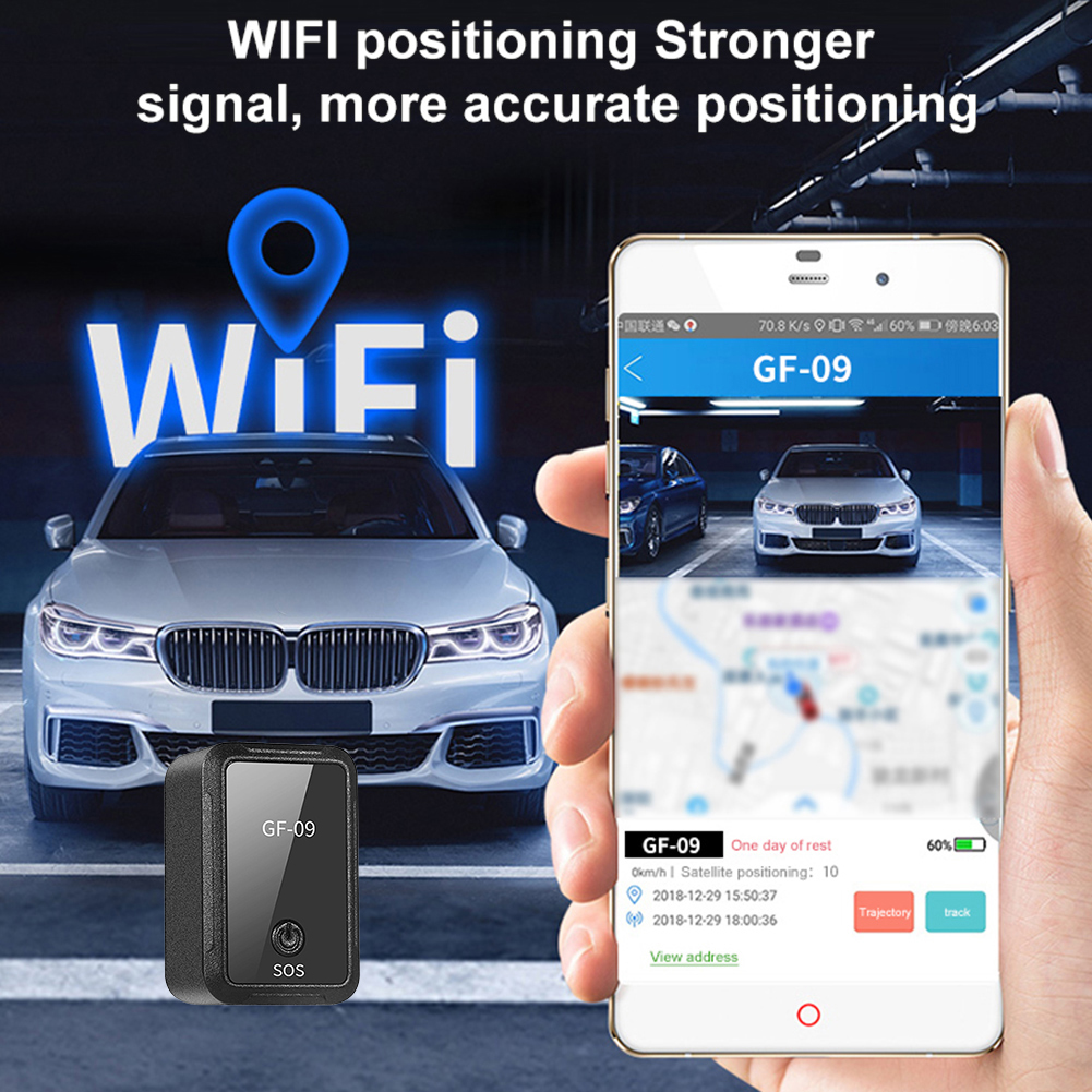 Car Tracking Device Sensitive Children Anti-lost Device Anti-theft Portable Positioner WiFi LBS AGPS Real-time for Old Men Pets