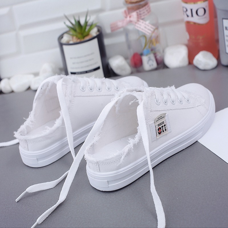 Women's Casual Canvas Slippers - Breathable Flat Sneakers