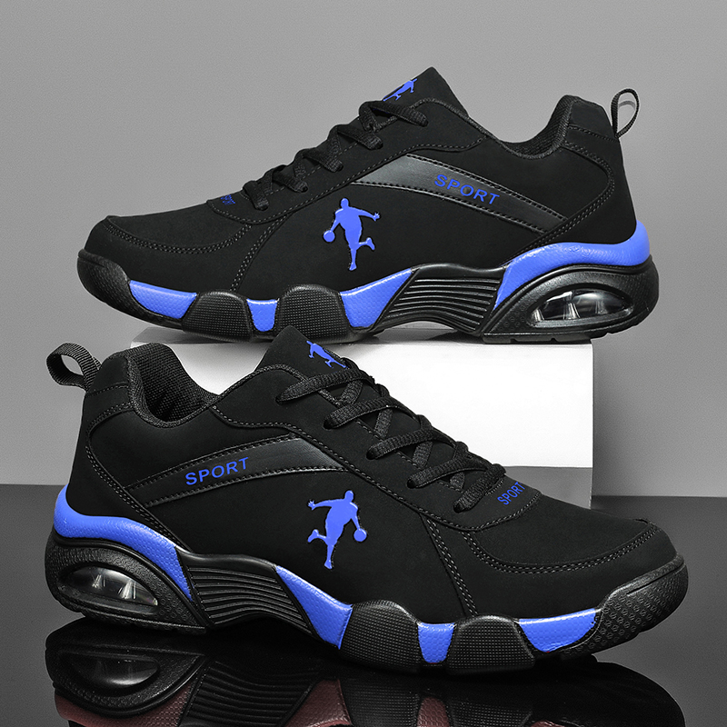 Retro Fashion Sneakers Men Casual Shoes Suede Leather Men Shoes Breathable Massage Walking Shoes Comfty Platform Board Shoes