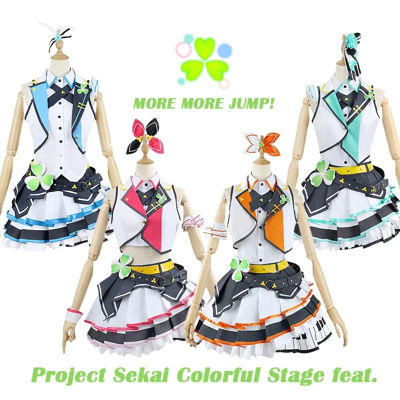 Minori Hanasato Cosplay Project Sekai Colorful Stage Feat Momoi Airi 2025 Cosplay Costume Dresses Uniform Wig new Suit Halloween Clothes