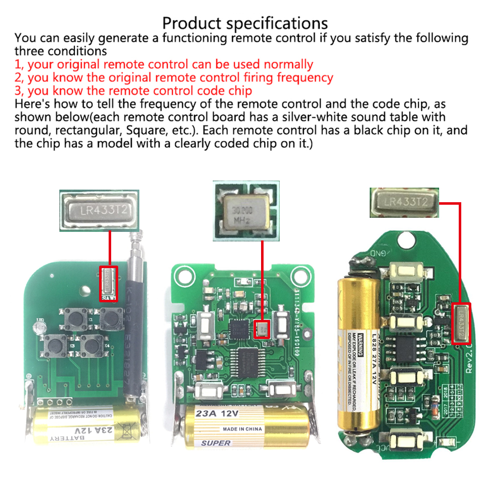 2025 433Mhz Remote Control 4CH new Auto Copy Opener Controller For CAME Duplicate Key Fob 433.92mhz Cloning Gate Garage Transmitter