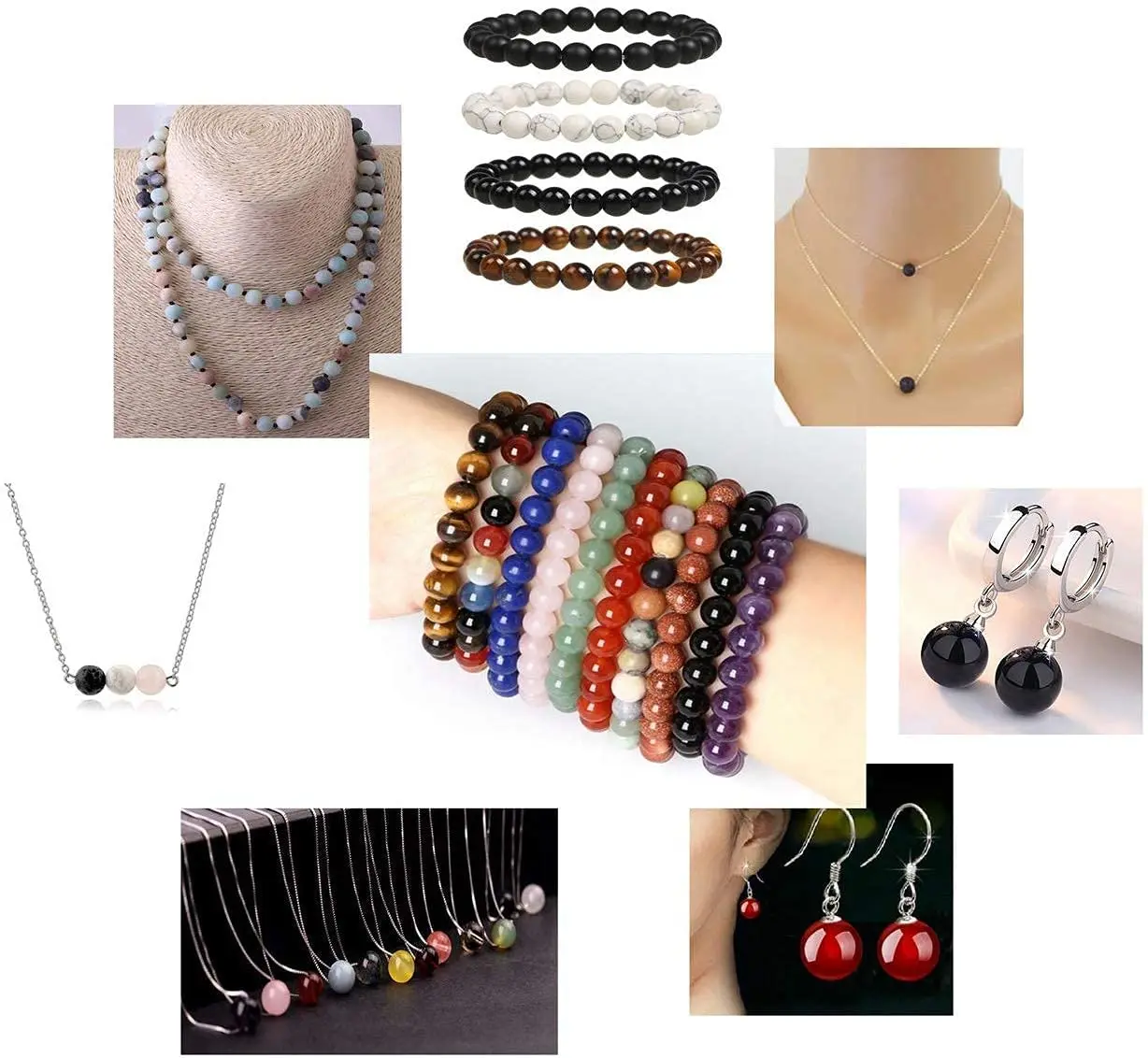 2/3/4mm Faceted Natural Gem Stone Garnet Bead Red Round Tiny Beads For Jewelry Making DIY Necklace Bracelet Accessories 15''