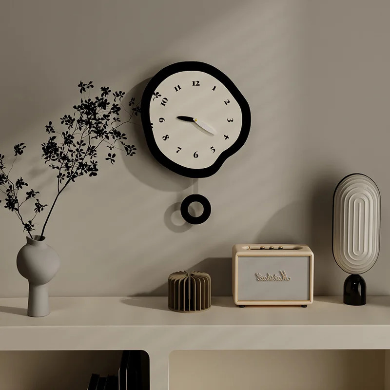 MOMO Scandinavian Restaurant Ins Celebrity Wall Bedroom Super Silent Clock Living Room 240318