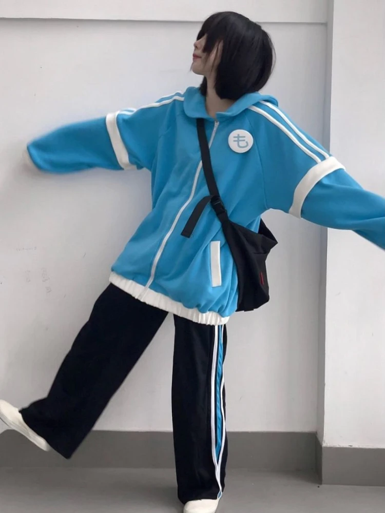 New Japanese new Kawaii Jackets Y2K 2025 Women Cute Oversized Sweatshirt Preppy Outwear Haruku Grunge Fairy Chaquetas Mujer Clothes