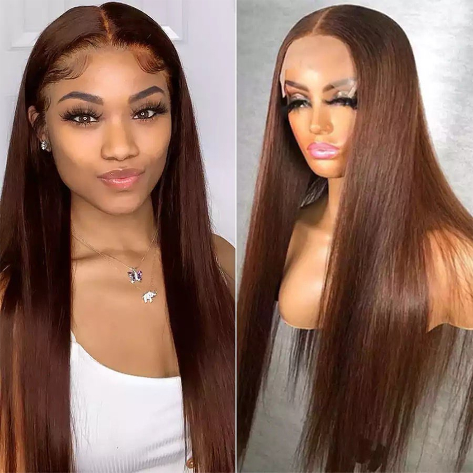 Color #4 Brazilian Hair Weave Bundles 28 30 32 Bone Striaght Bundles Virgin Human Hair Bundles 1 3 4 Bundles Raw Hair Extensions 3a31c