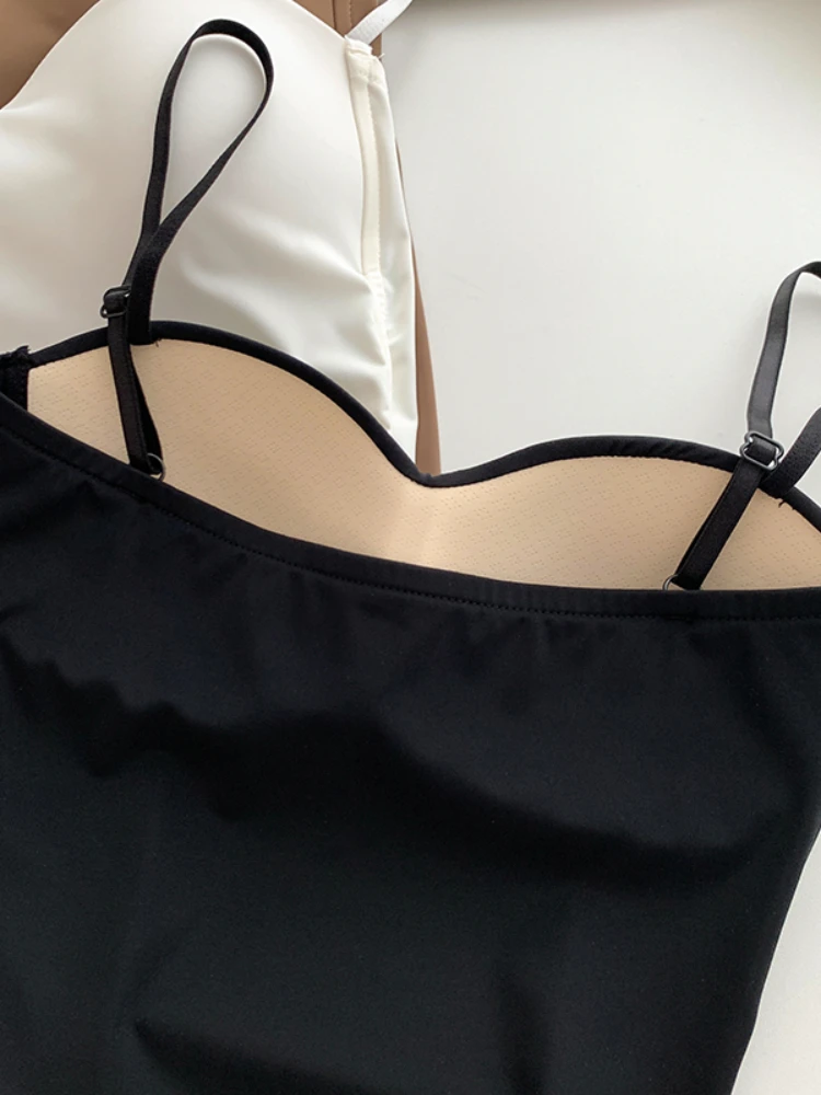 New Women Short Tank Vest Ladies Cami Slim new Fit Skin-friendly Base Underwear 2025 Camisole Crop Tops Bottoming Breast Wrapping