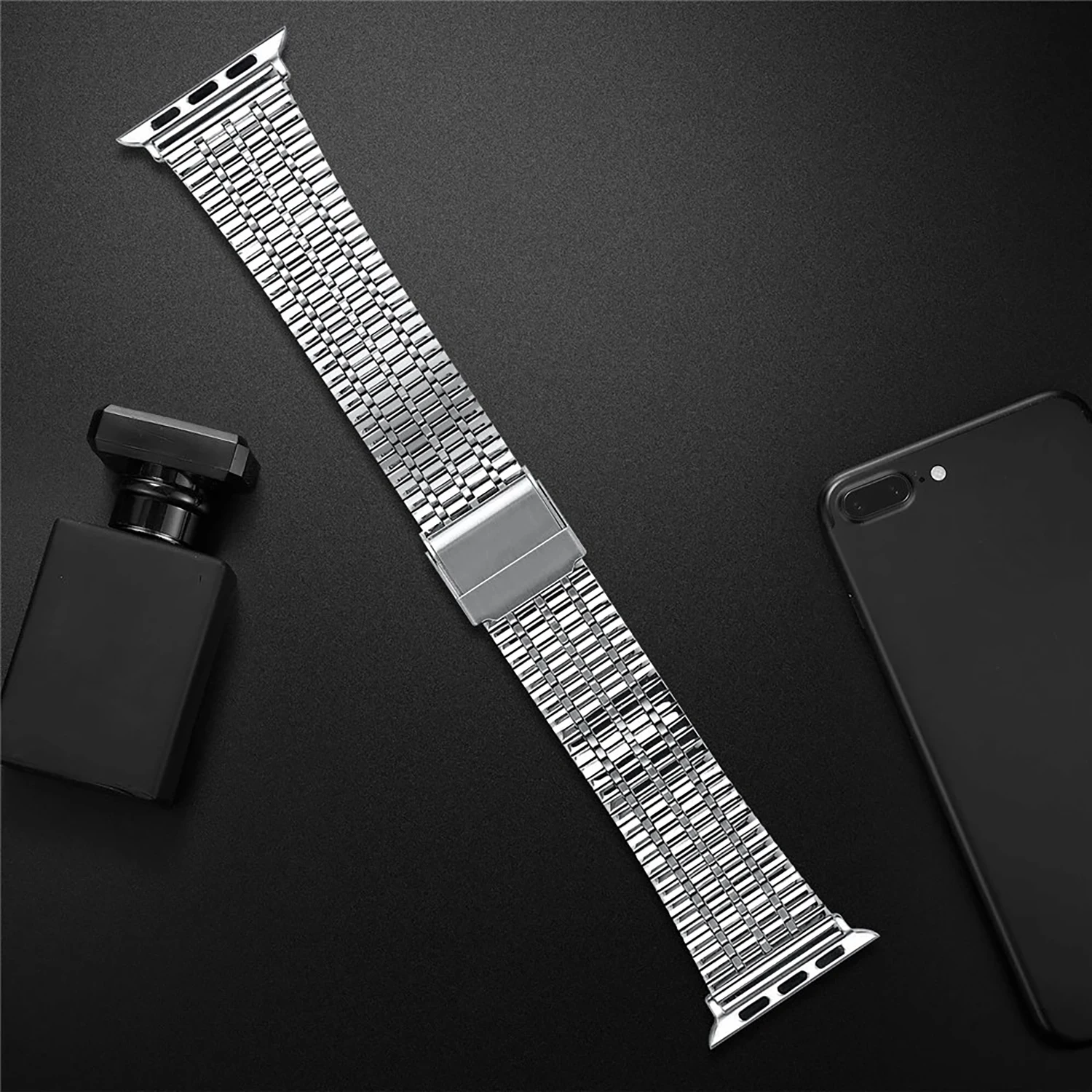 Stalowy pasek do zegarka Apple Watch Ultra 49mm Serie 8 7 6 5 4 Se pasek 44mm 45mm 40mm 41mm 42mm 38mm bransoletka iWatch Stainelss