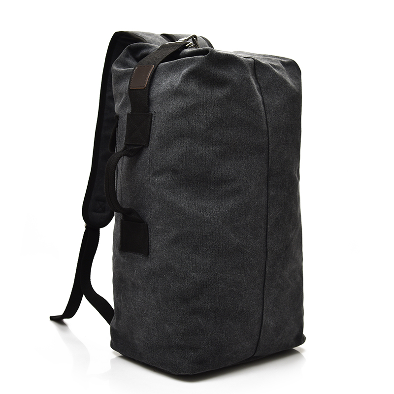 Man new Travel 2025 Backpack Large Capacity Mountaineering Hand Bag High Quality Canvas Bucket Shoulder Bags Men Backpacks