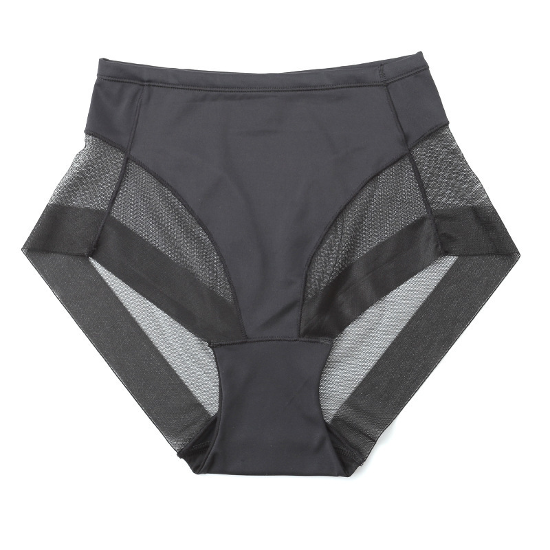 2pcs Sexy Mid Rise Oversized Underwear for Women with A Tight Waistband and Lifting Buttocks Transparent Cosy Elastic Briefs