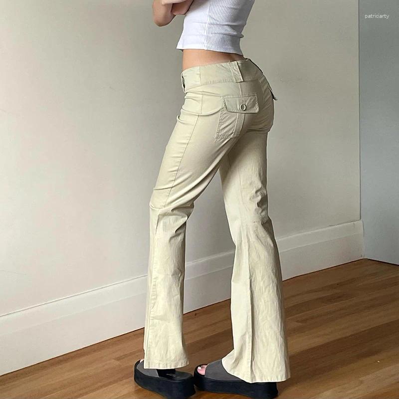 Women's Pants Hong Kong Style Girls Fashionable Solid Color Micro La Casual Spring And Summer Millennium Leg Long