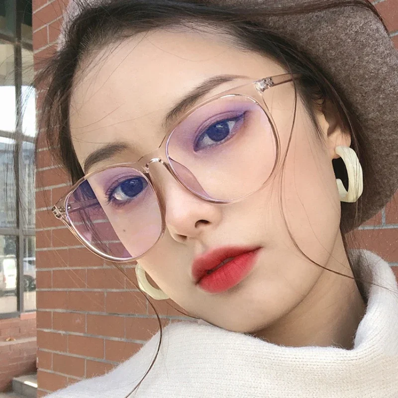 Vintage Round Myopia Glasses Unisex Luxury Design Anti-blue Ray Short-sighted Eyewear Unisex Women Men Minus Eyeglasses Diopter