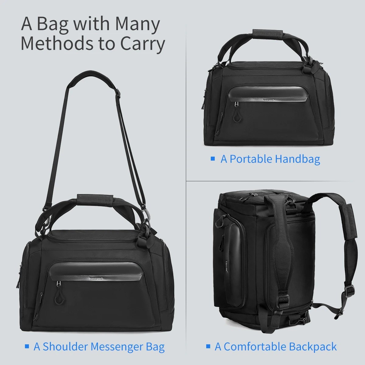 Lifetime Warranty 2025 Men Travel Bag new 15.6inch Laptop Bag 36L Large Capacity Handbag Waterproof Shoulder Bag College Crossbody Bag