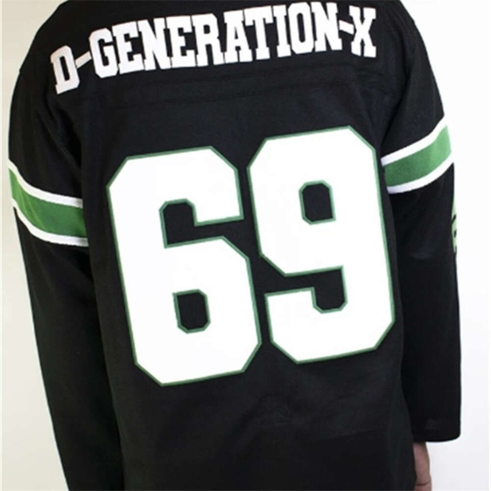 24S 3740New arrival D-Generation X Hockey Jersey SPORTS MEET MOVIES HOCKEY COLLECTION Embroidered