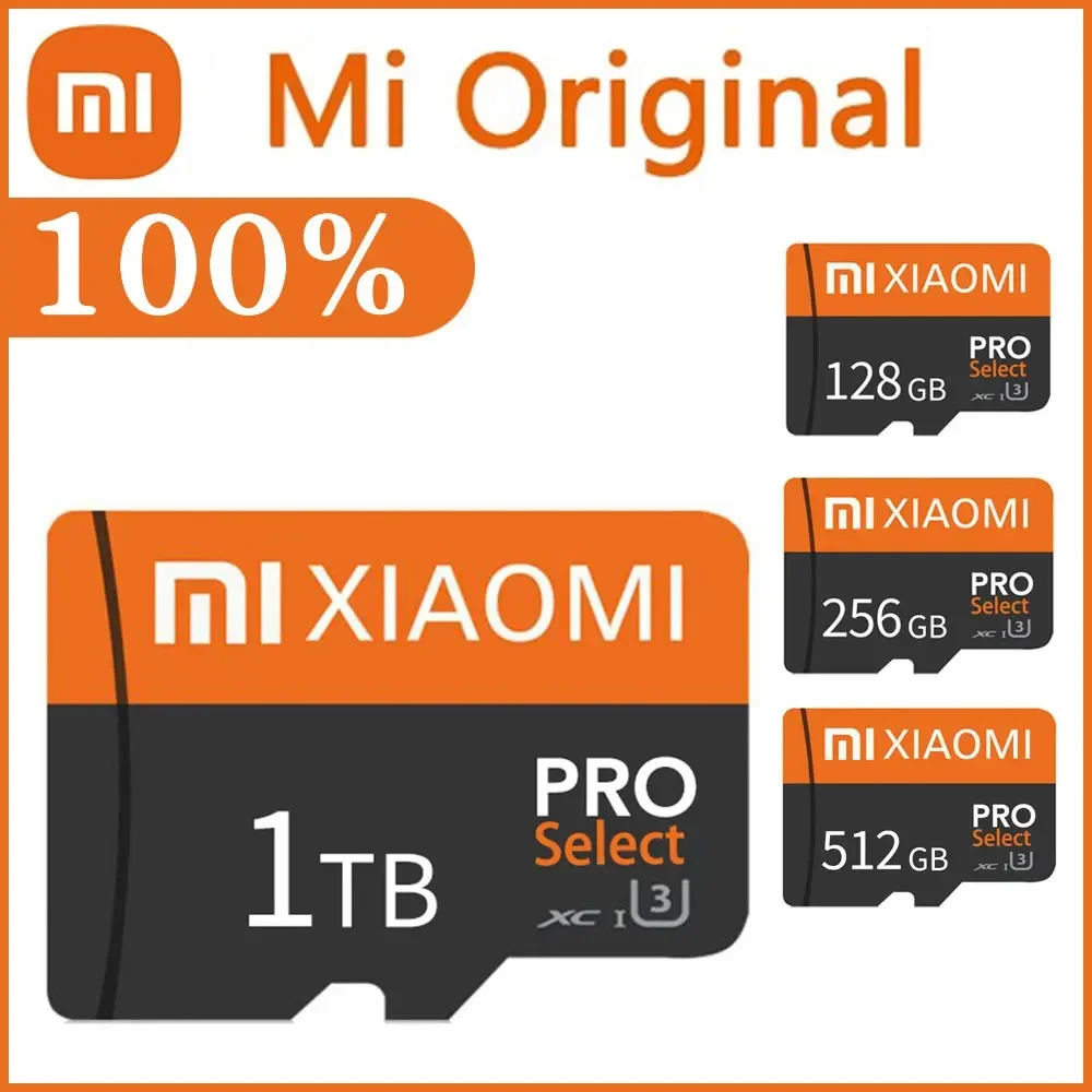 XIAOMI Memory SD Card 128GB 256GB 512GB High Speed Class10 SD/TF Flash Card For Smartphone Table PC Camera Flash Mini SD Card - view 1